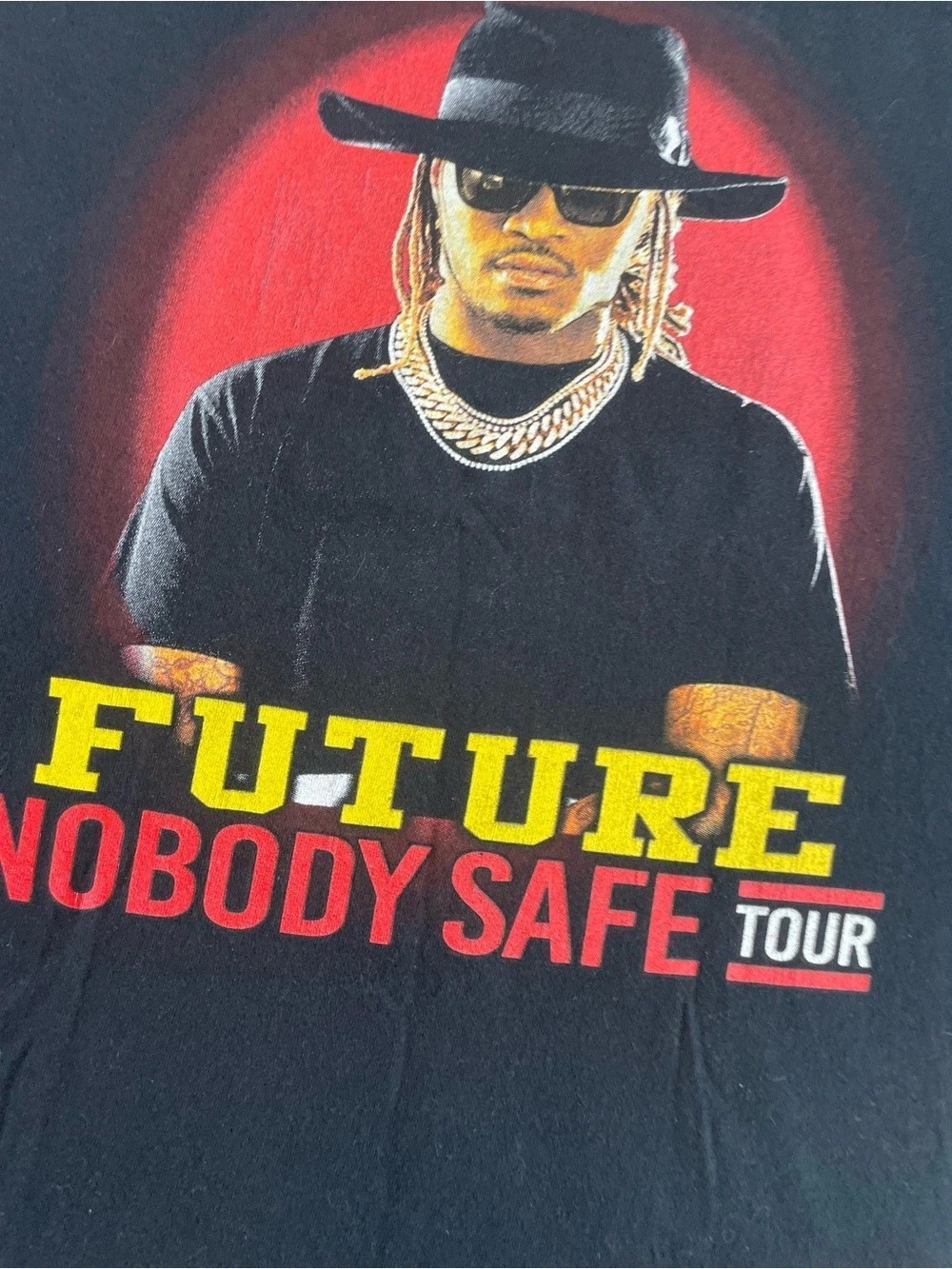 Gildan Future Nobody Safe Tour 2017 Concert T-Shirt Future Graphic Tee Black
